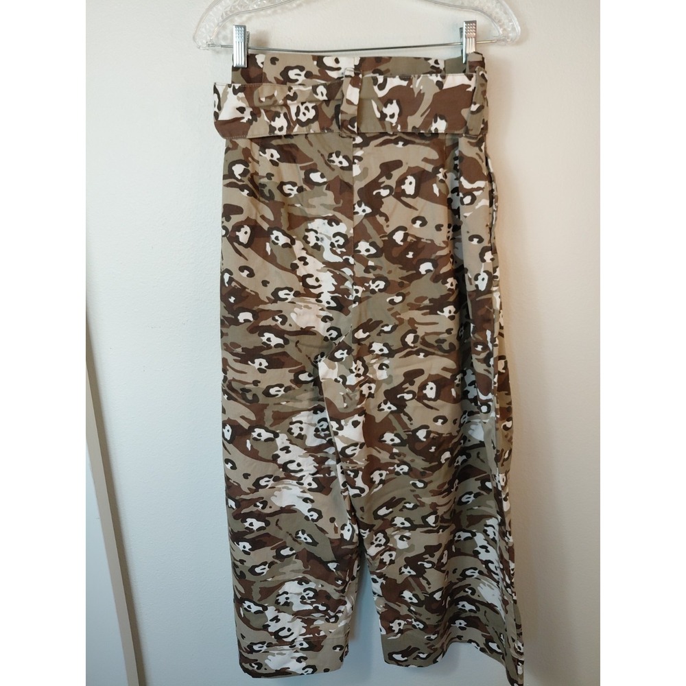 Y2K Asos Camo Pants Wide Streetwear Skater Size 14 Womens Military Utility - Picture 5 of 11